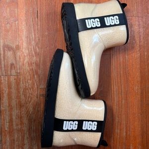 Classic clear mini uggs color natural/black